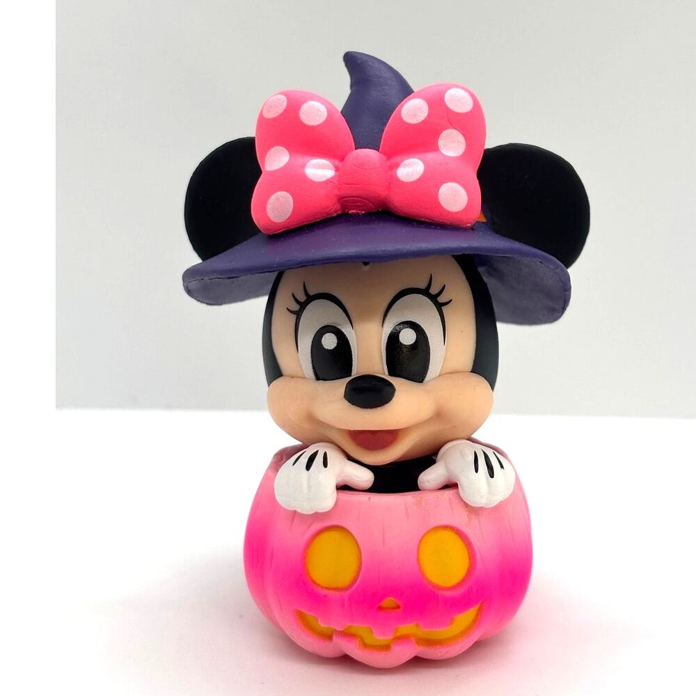 Disney x Cosbi Mickey & Friends Pumpkin Ed Minnie Mouse Halloween Mini Figure,